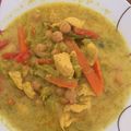 El cooksnap de vicmorenomedina cuando hizo Curry madrás de pollo, verduras y garbanzos.