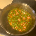 El cooksnap de Eduardo Agudo Alba cuando hizo Guisantes con butifarra blanca.