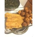 Rocky Porter's cooksnap of when they made Homemade Hush Puppies.