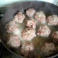 El cooksnap de Gilda Lena cuando hizo Albóndigas con puré.