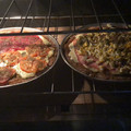 El cooksnap de danu cuando hizo Pizza con harina integral y semillas de lino.
