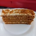 Sára Csöme Cooksnap-ja, amikor elkészítette a(z) Mézes krémes (Marlenka hasonmás, egyszerű) receptet.