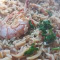 El cooksnap de Luis José Carballude cuando hizo Cazuela de mariscos.