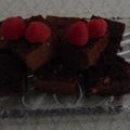 El cooksnap de Mari Carmen cuando hizo Brownie de chocolate con crujiente de nueces.