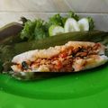 Cooksnap dari mimayoe untuk resep Nasi Bakar Udang Kemangi Komplit