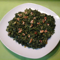El cooksnap de Disfruta cocinando con Fernando cuando hizo Espinacas salteadas con nueces y pasas.