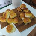 El cooksnap de Karina Mabel cuando hizo Pan Tipo chips o viena.