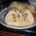El cooksnap de Jineth Marcela Guerra cuando hizo Pechuga rellena de espinaca, queso, jamón y ciruelas.