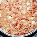 El cooksnap de Patricia Frehley cuando hizo Tarta de pollo con masa económica.