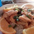 Tattooedcookman's cooksnap of when they made Orange Chicken.