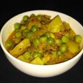 Seema Sahu का कुकस्नैप जब उन्होंने आलू मटर की चटपटी सब्जी (Aloo matar ki chatpati sabzi recipe in Hindi) बनाया था।