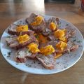 El cooksnap de RICK MENDIVELSO cuando hizo Lomo de Cerdo horneado en especias con crema de ahuyama y zanaho.