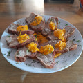 El cooksnap de RICK MENDIVELSO cuando hizo Lomo de Cerdo horneado en especias con crema de ahuyama y zanaho.
