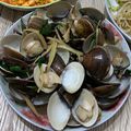 潘小宇 的 九層塔炒蛤蜊 cooksnap