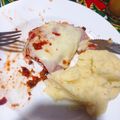 El cooksnap de Karina Maestre cuando hizo ***Milanesa de Pollo a la Parmesana con Arroz y Ensalada***.