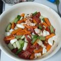 El cooksnap de Emanuel Lopez Haar cuando hizo Salpicón de pulpo y langostinos.