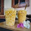 Cooksnap shazrina semasa beliau membuat Jagung Cawan Lemak Manis.