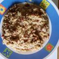El cooksnap de Ana cuando hizo Risotto de setas y queso azul.