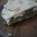 El cooksnap de paz cuando hizo Tarta de acelga, calabaza, jamón y queso.