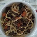 El cooksnap de Cocinando cuando hizo Tallarines en verduras.
