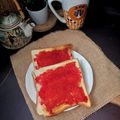 Cooksnap dari DEWI SARASWATI untuk resep Roti Bakar Manis Strawberry