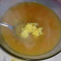 El cooksnap de Luciana Fenos cuando hizo Sopa crema de calabaza y coliflor (vegana).