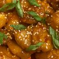 Kiran Shoaib's cooksnap of when they made Orange Chicken🍊🍗🍛.