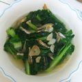 Cooksnap Zahidah semasa beliau membuat Sawi Tumis Air.