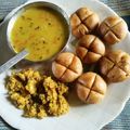 Rafiqua Shama का कुकस्नैप जब उन्होंने दाल बाटी (dal bati recipe in Hindi) बनाया था।