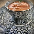 El cooksnap de Mabi cuando hizo Gazpacho andaluz a nuestro estilo gallego.