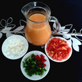 El cooksnap de Mari Carmen cuando hizo Gazpacho andaluz con robot Mambo Cecotec.