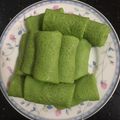 Cooksnap dari Ery untuk resep Dadar Gulung (green pancake roll stuff with grated coconut) 😅