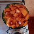 El cooksnap de Mirta cuando hizo Dulce de calabaza.