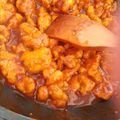 El cooksnap de Albaa cuando hizo Pollo agridulce.