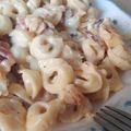 El cooksnap de Héroe_8 cuando hizo Tortellini con salsa bacon y cebolla caramelizada.