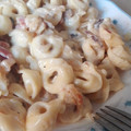 El cooksnap de Héroe_8 cuando hizo Tortellini con salsa bacon y cebolla caramelizada.