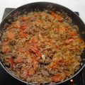 El cooksnap de Diego Rodrigo Charro cuando hizo Arroz con pollo y salsa de soja.