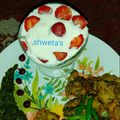 Shweta Shah's cooksnap of when they made સ્ટ્રોબેરી ક્રીમ (Strawberry Cream Recipe In Gujarati).
