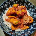 Cooksnap de Isabelle sur la recette Poulet frit à la coréenne Dakgangjeong 닭강정 Recette coréenne