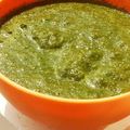 Neena Bansal's cooksnap of when they made Coriander chutney.