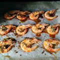 El cooksnap de Jose Luis Egido cuando hizo Langostinos al horno, súper rápidos.