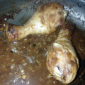 El cooksnap de Mary Karla cuando hizo Muslitos de pollo con Coca-Cola.