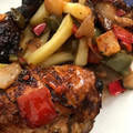 El cooksnap de @tesa.cuina cuando hizo Muslitos de pollo al horno con patatas y verduras.