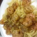 grace.tucker.58's cooksnap of when they made Lemon Pepper Shrimp over Pasta.