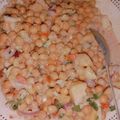 Saira Naseer's cooksnap of when they made Chana chat mix.
