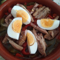 El cooksnap de Sandra cuando hizo Ensalada de caballa con pimientos asados.
