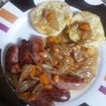 El cooksnap de CocinitasMarilu cuando hizo Longanizas con patatas a lo light.