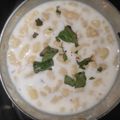 Mukta Gandhi का कुकस्नैप जब उन्होंने लुची विद मटर और बूंदी रायता(loochi with matar aur bundi raita recipe in hindi) बनाया था।