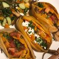 El cooksnap de jesseclark cuando hizo Tamales veganos.