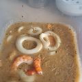 El cooksnap de Soraya Garcia Fernandez cuando hizo Calamares con gambones.